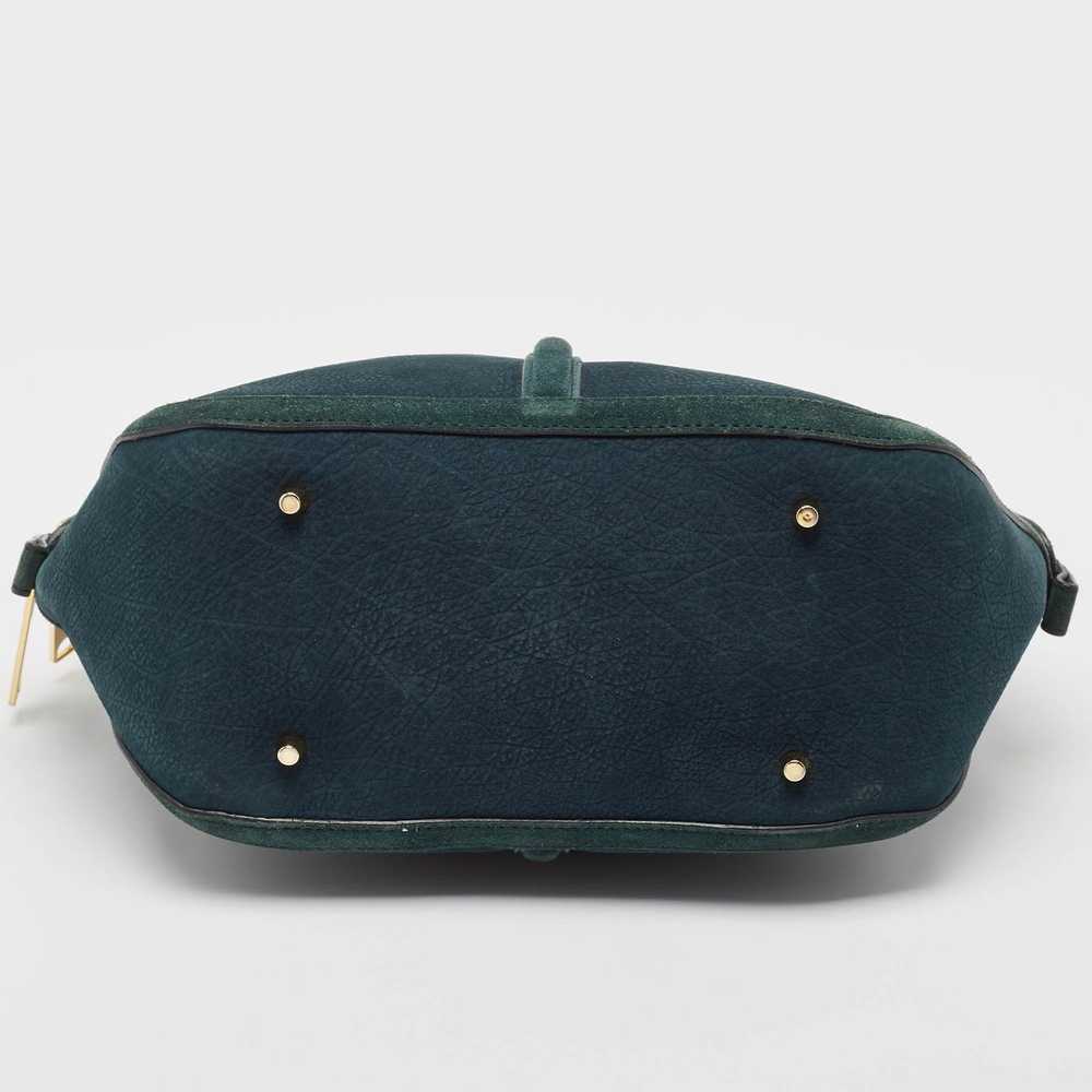 Burberry BURBERRY Dark Green Nubuck Leather Orcha… - image 8