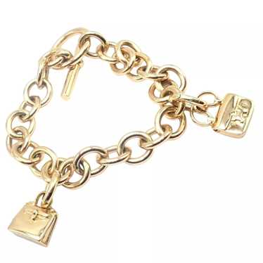 Hermes 18k Yellow Gold Heavy Link Toggle With Two… - image 1