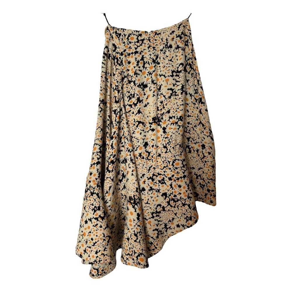 Celine Silk mid-length skirt - image 1