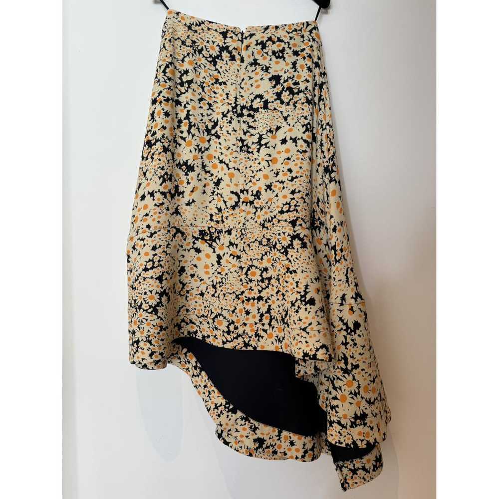 Celine Silk mid-length skirt - image 5