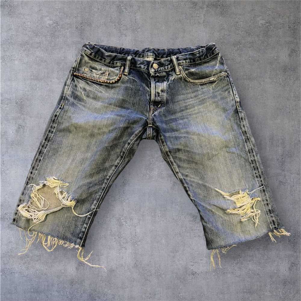 Hysteric Glamour Studded pocket hysteric cut jorts - image 1