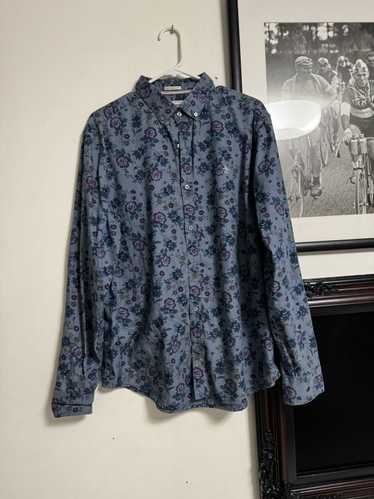 Original Penguin Vintage Penguin Floral Button Dow