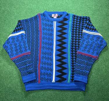 Coogi × Vintage Vintage Concrete 3D Cable Knit Co… - image 1