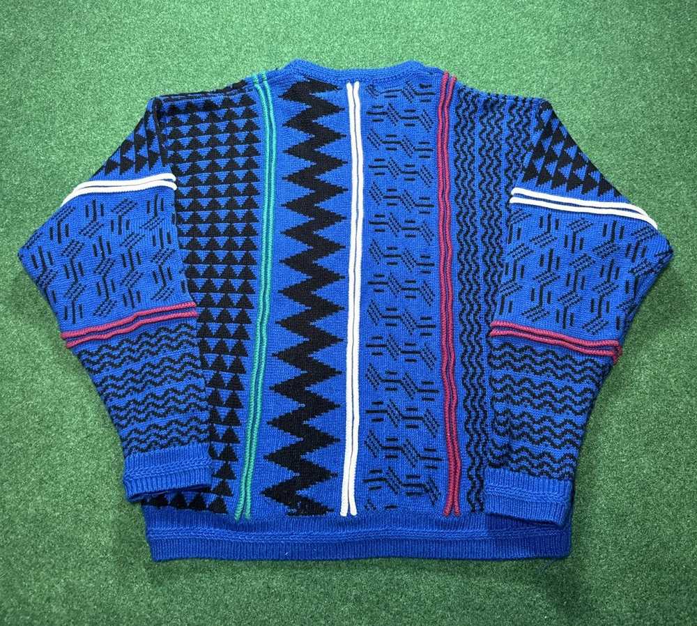 Coogi × Vintage Vintage Concrete 3D Cable Knit Co… - image 4