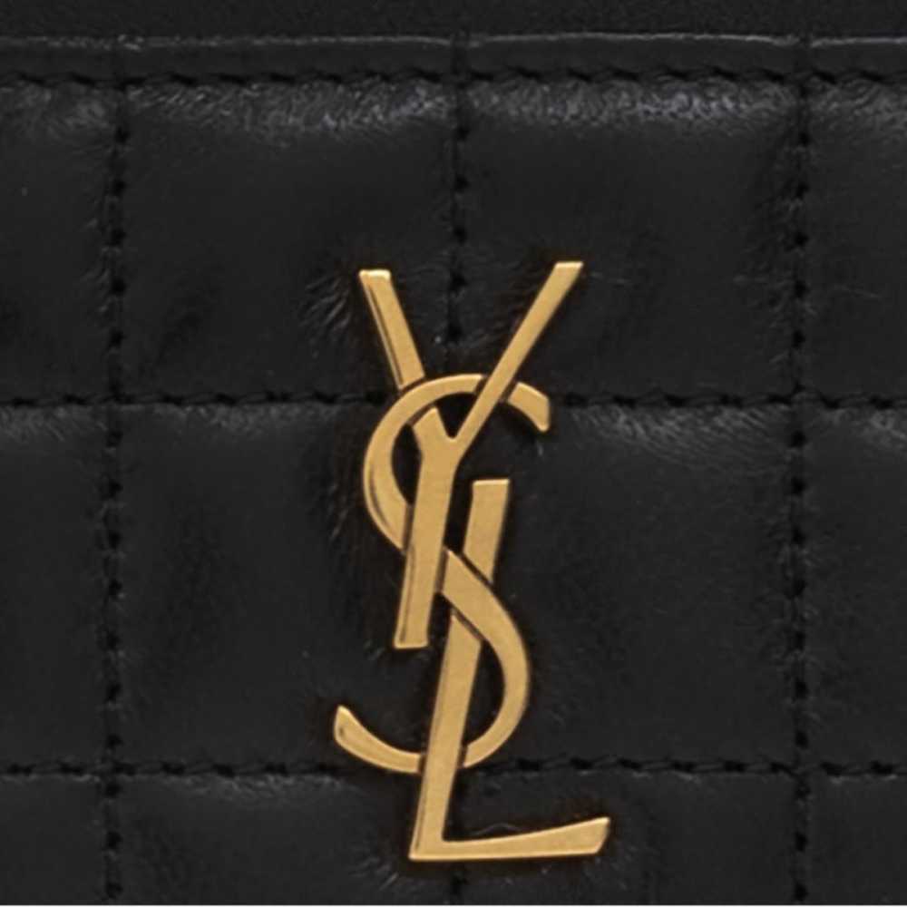 Saint Laurent Leather card wallet - image 2