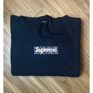 Supreme Bandana Box Logo Hooded Sweatshirt - Gem