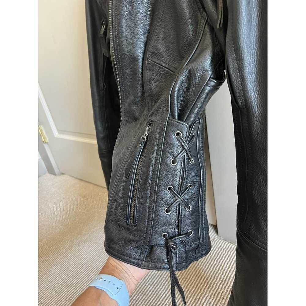 Harley Davidson Leather biker jacket - image 4