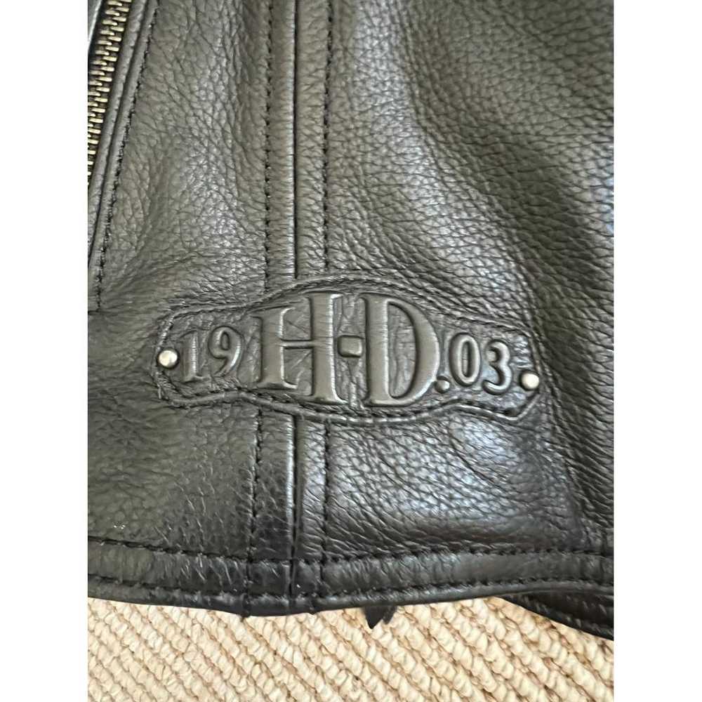 Harley Davidson Leather biker jacket - image 5