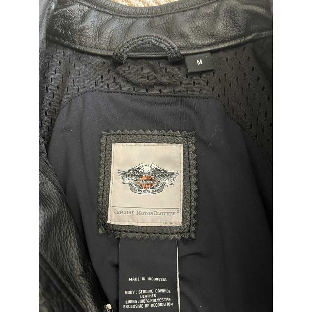 Harley Davidson Leather biker jacket - image 6