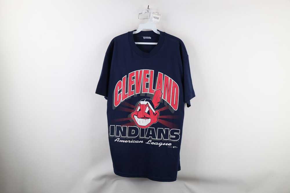 Vintage Vintage 90s Cleveland Indians Baseball Bi… - image 1