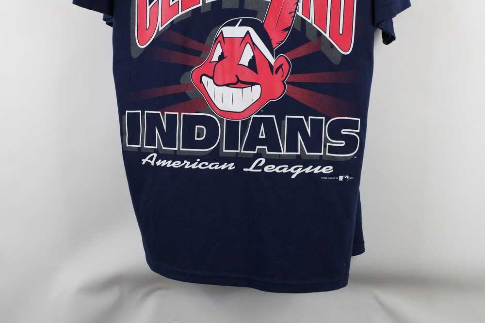 Vintage Vintage 90s Cleveland Indians Baseball Bi… - image 3