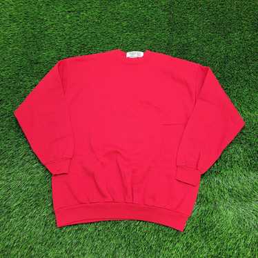 Tultex Vintage 90s Tultex Sweatshirt L/XL 22x26 R… - image 1