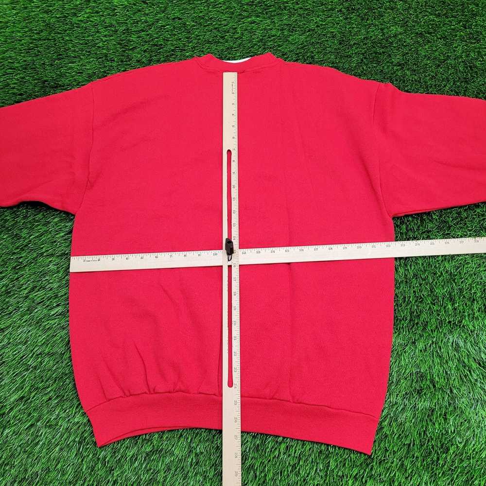 Tultex Vintage 90s Tultex Sweatshirt L/XL 22x26 R… - image 5