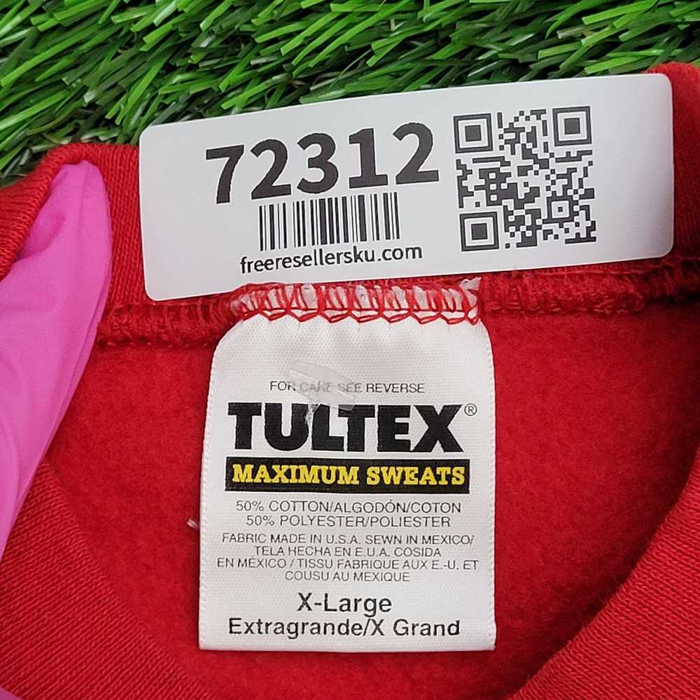 Tultex Vintage 90s Tultex Sweatshirt L/XL 22x26 R… - image 6