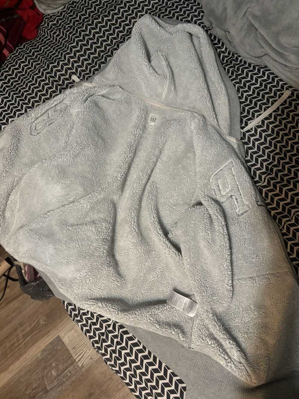 Gap heather grey Vintage GAP zip up Large - image 2