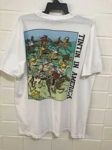 Art × Cartoon Network × Movie Tintin Backhit print