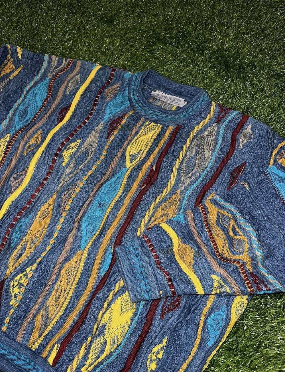 Coogi × Vintage Vintage Coogi Blues Australia Swe… - image 3