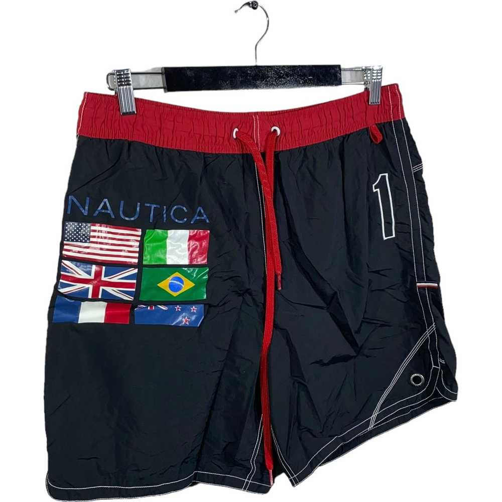 Nautica Nautica Flag Drawstring Basketball Shorts - image 2