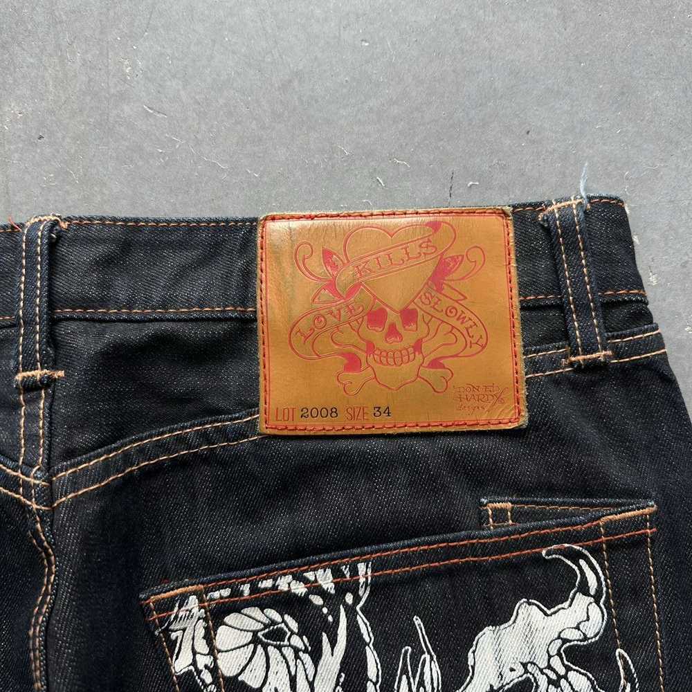 Ed Hardy × Jnco × Vintage Vintage Y2K Baggy Ed Ha… - image 6