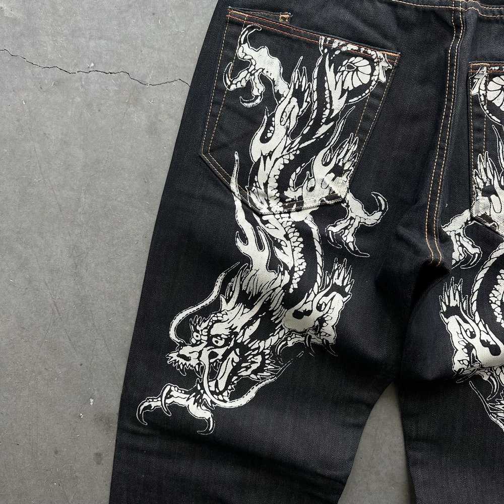 Ed Hardy × Jnco × Vintage Vintage Y2K Baggy Ed Ha… - image 8