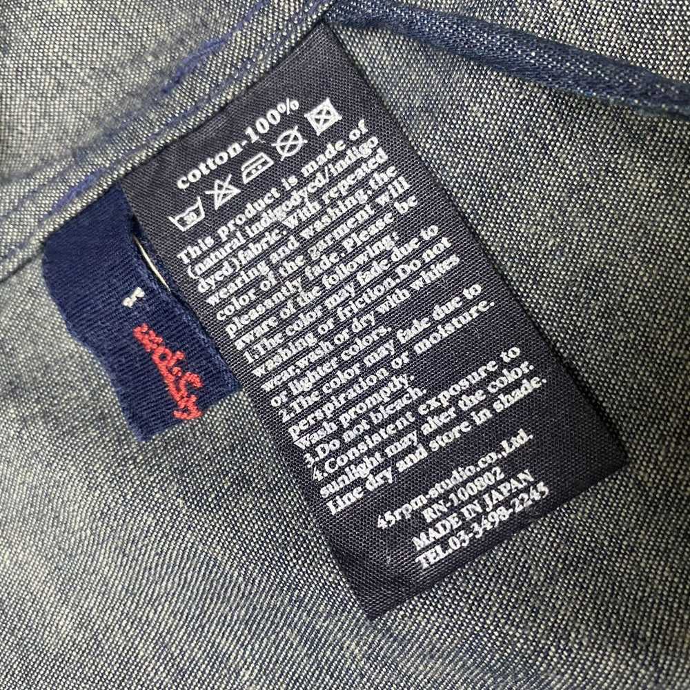 45rpm × Indigo × Japanese Brand 45Rpm denim indig… - image 9