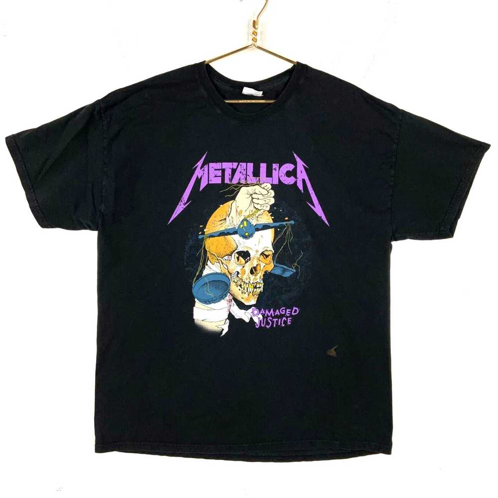 Hanes Vintage Metallica Pushead T-Shirt Size 2XL … - image 4