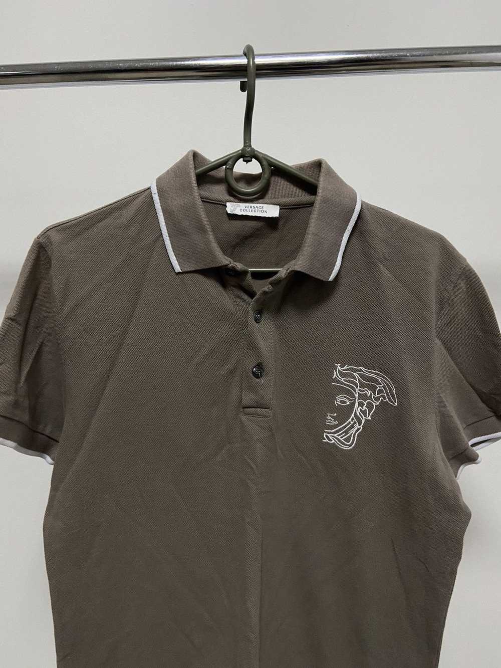 Luxury × Versace × Vintage Versace T Shirt Polo V… - image 2