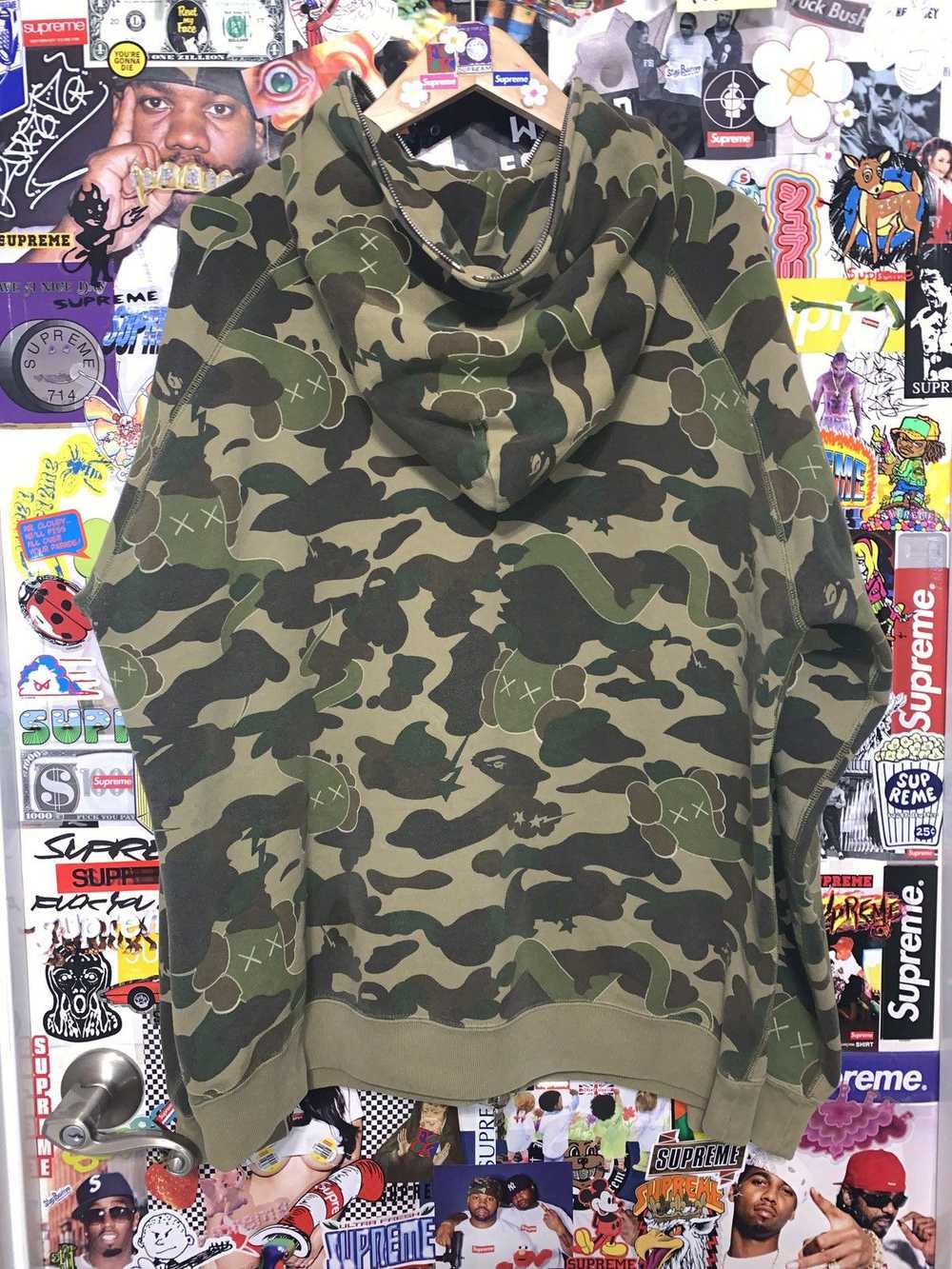 Bape × Kaws Bape x Kaws 1st Camo Bendy Full Zip H… - image 2