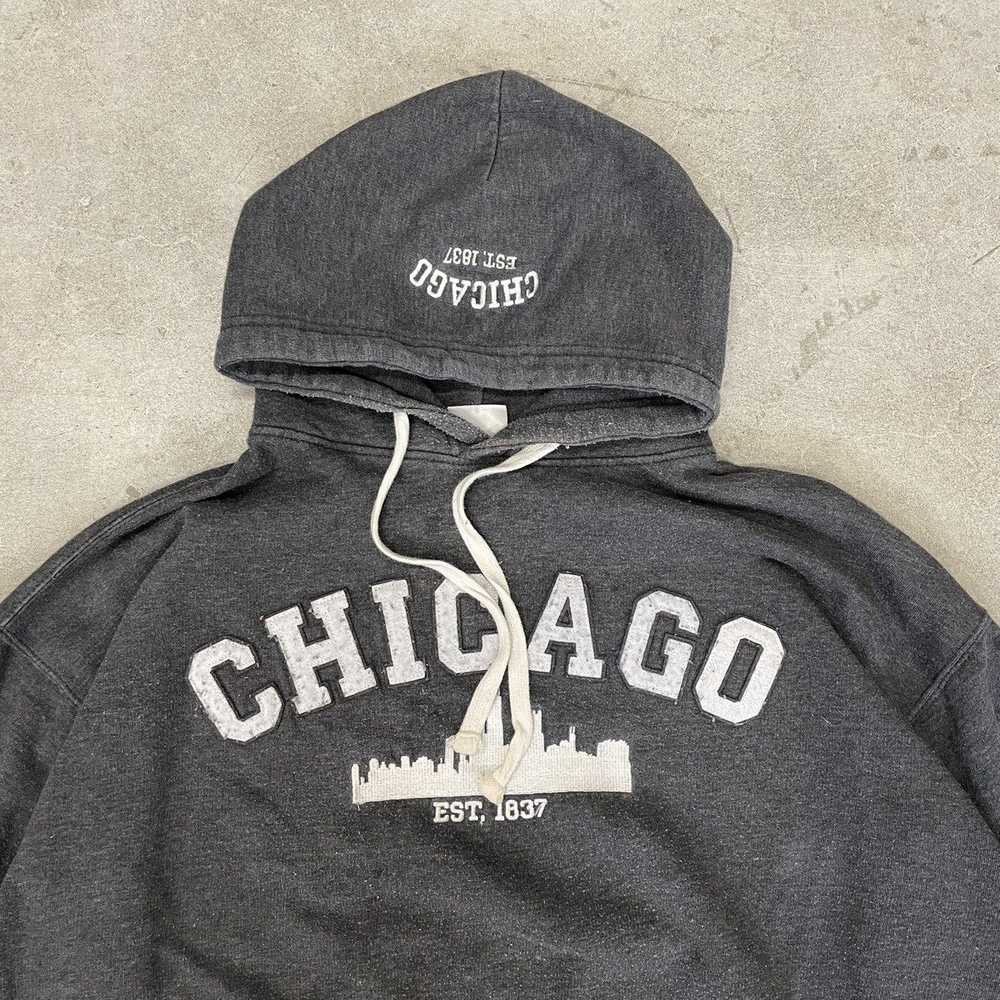 Streetwear × Vintage Vintage Chicago hoodie skyli… - image 2