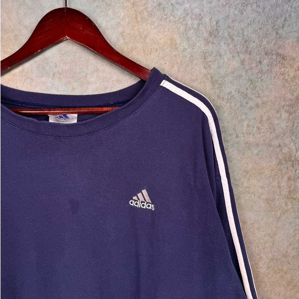 Adidas × Vintage VTG 90s Adidas Long Sleeve T Shi… - image 8