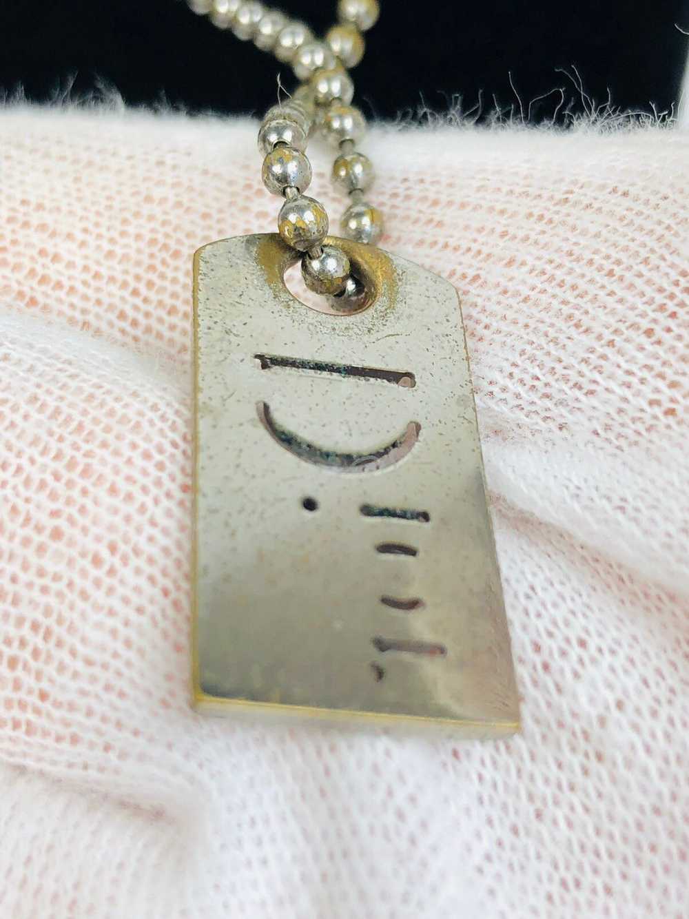 Dior Dior dog tag necklace - image 3