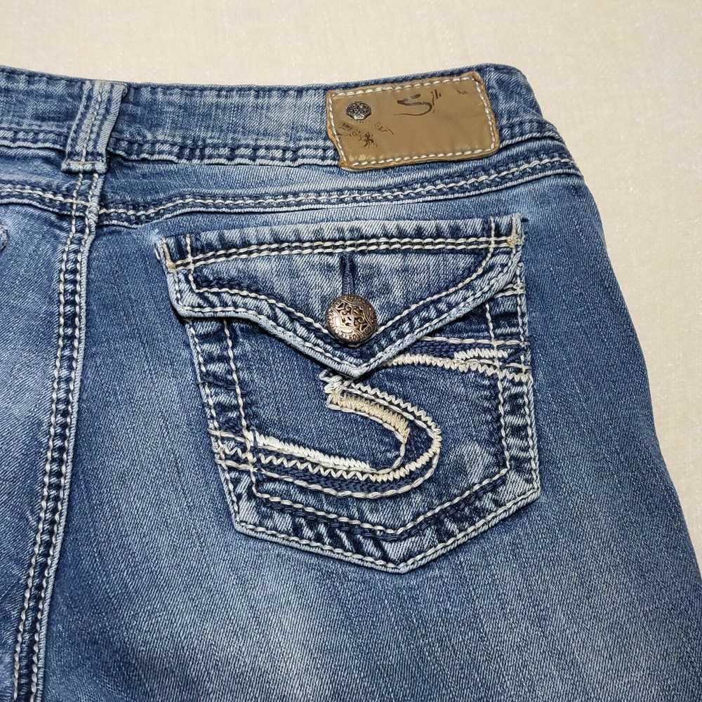 Silver Silver Suki Surplus Medium Wash Straight L… - image 4