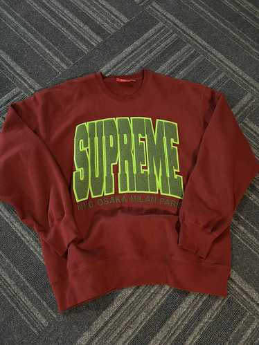 Supreme Supreme arc cities crewneck