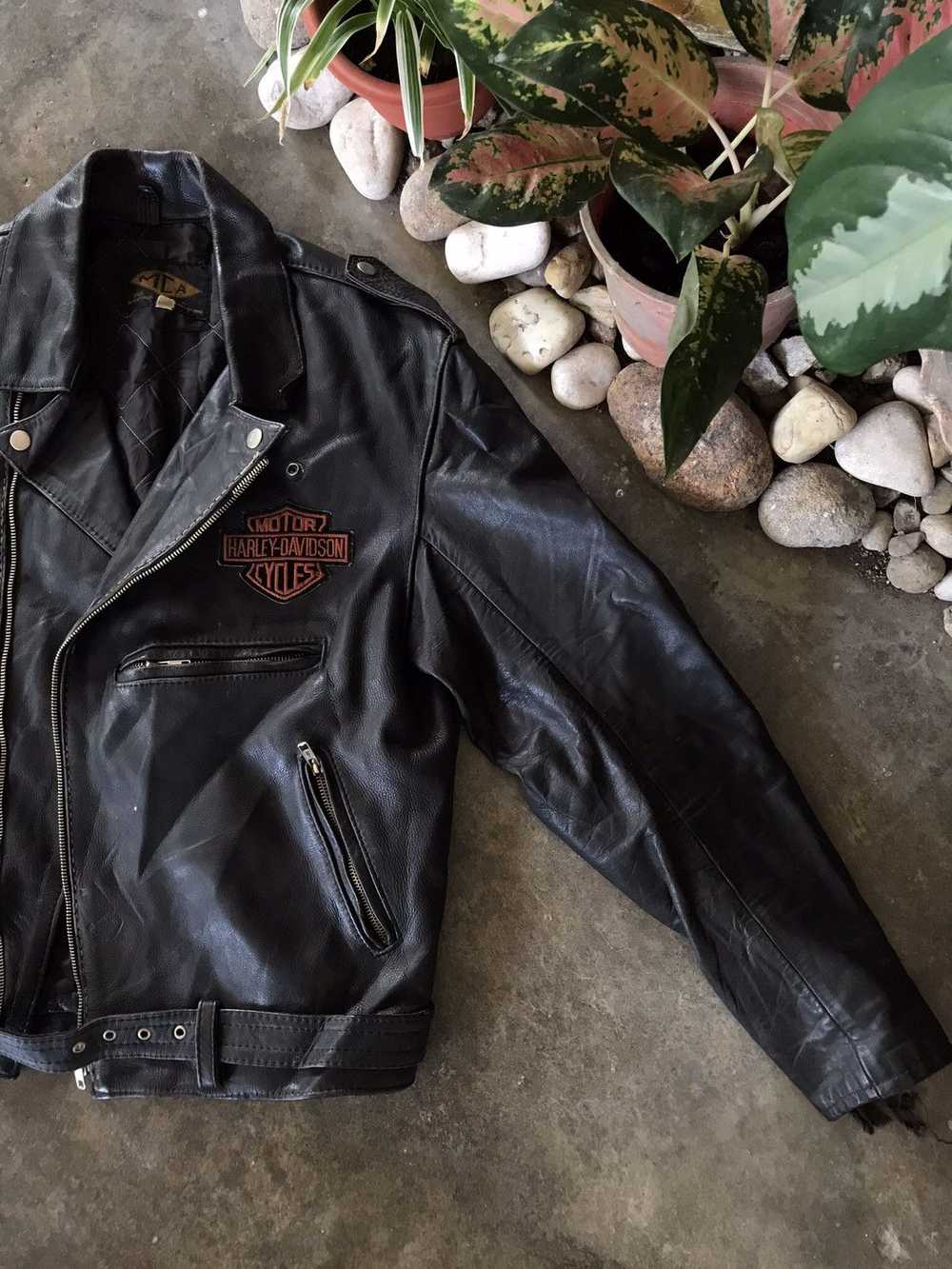 Harley Davidson × Leather Jacket × Vintage BEST O… - image 5