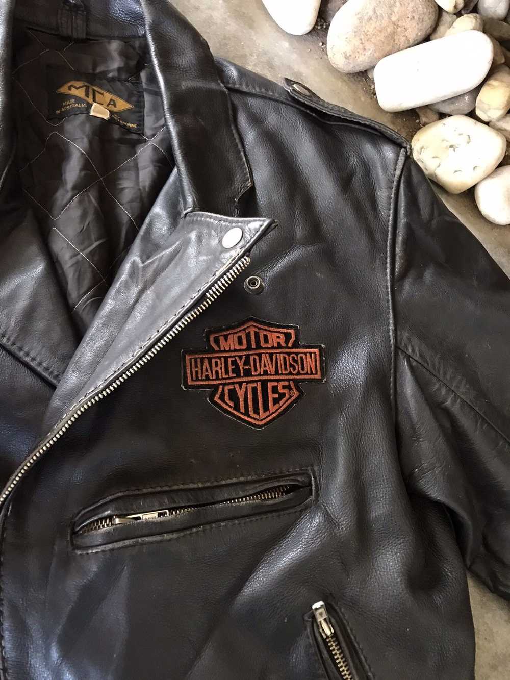 Harley Davidson × Leather Jacket × Vintage BEST O… - image 8