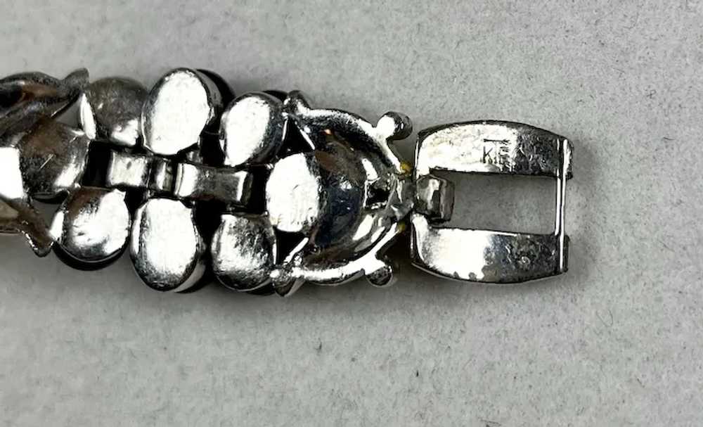 RARE Art Deco KTF Trifari Shoebutton Bracelet - image 7