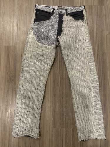 Japanese Brand × Levi's × Vintage Knit appliqué Je