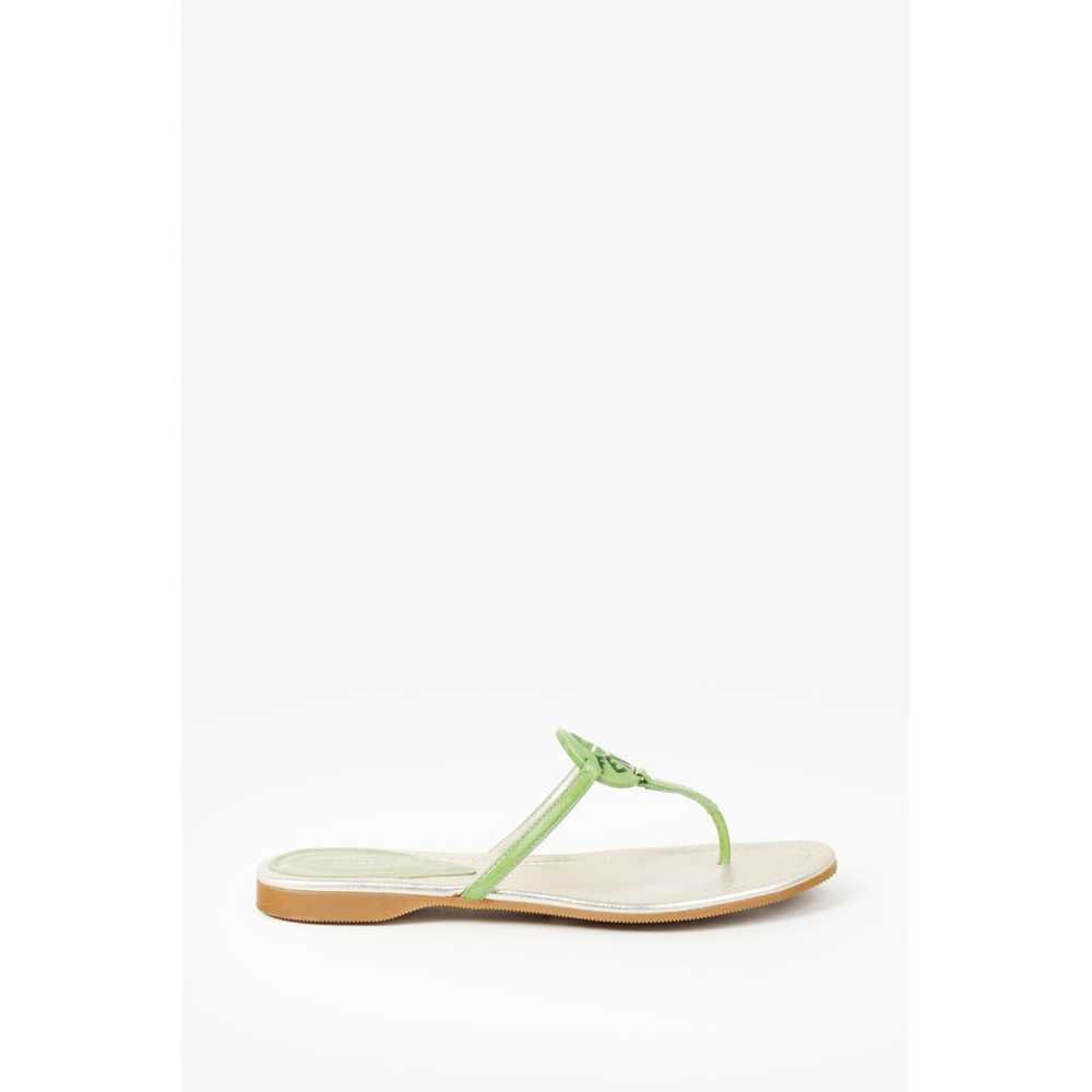 Fendi Leather flip flops - image 3