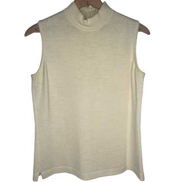 St. John Couture ST JOHN Knit Mock Neck Tank