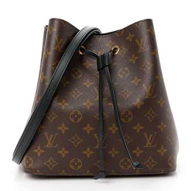 LOUIS VUITTON Monogram Neonoe MM Black - image 1