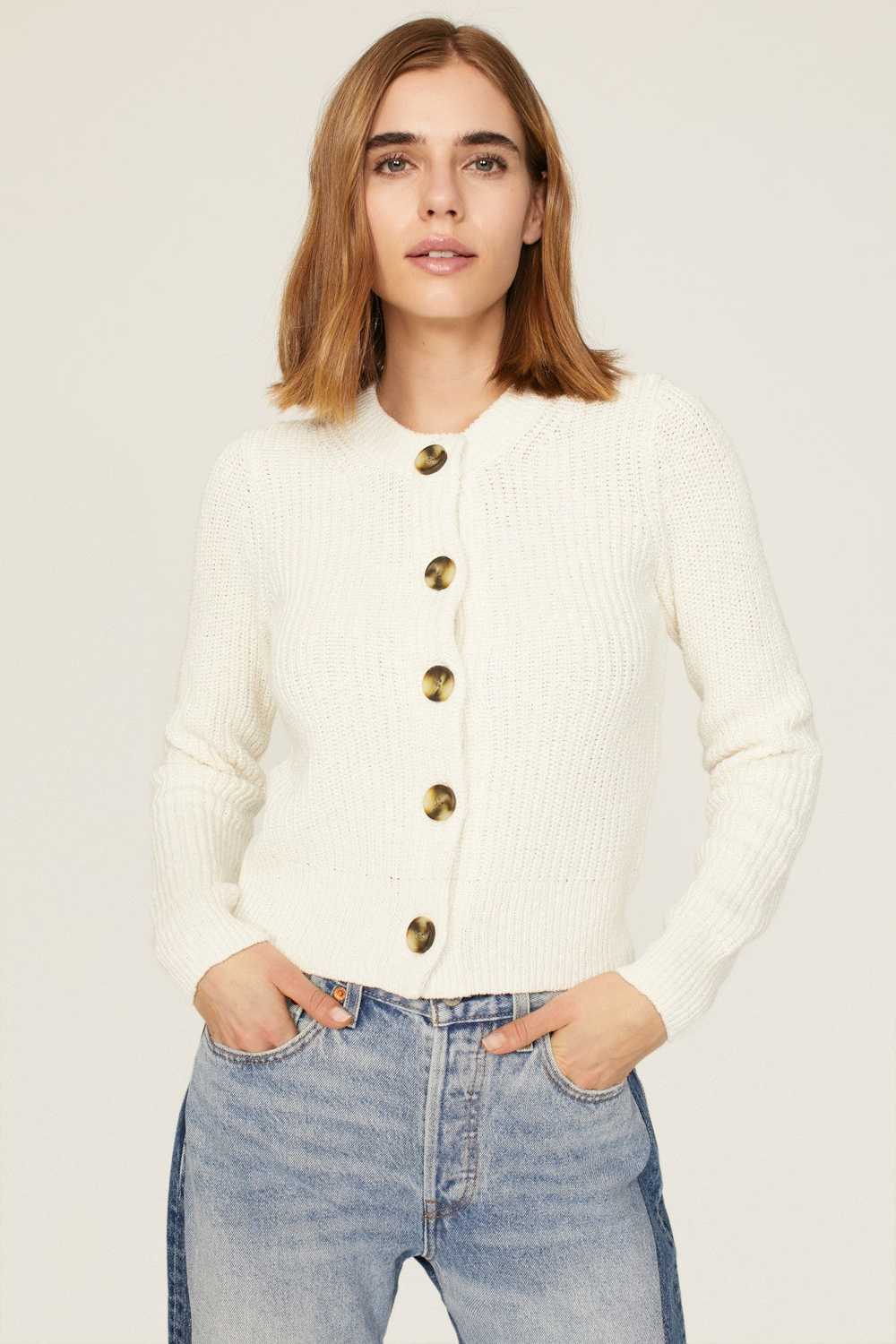 Madewell Textural-Knit Cardigan Sweater - image 2