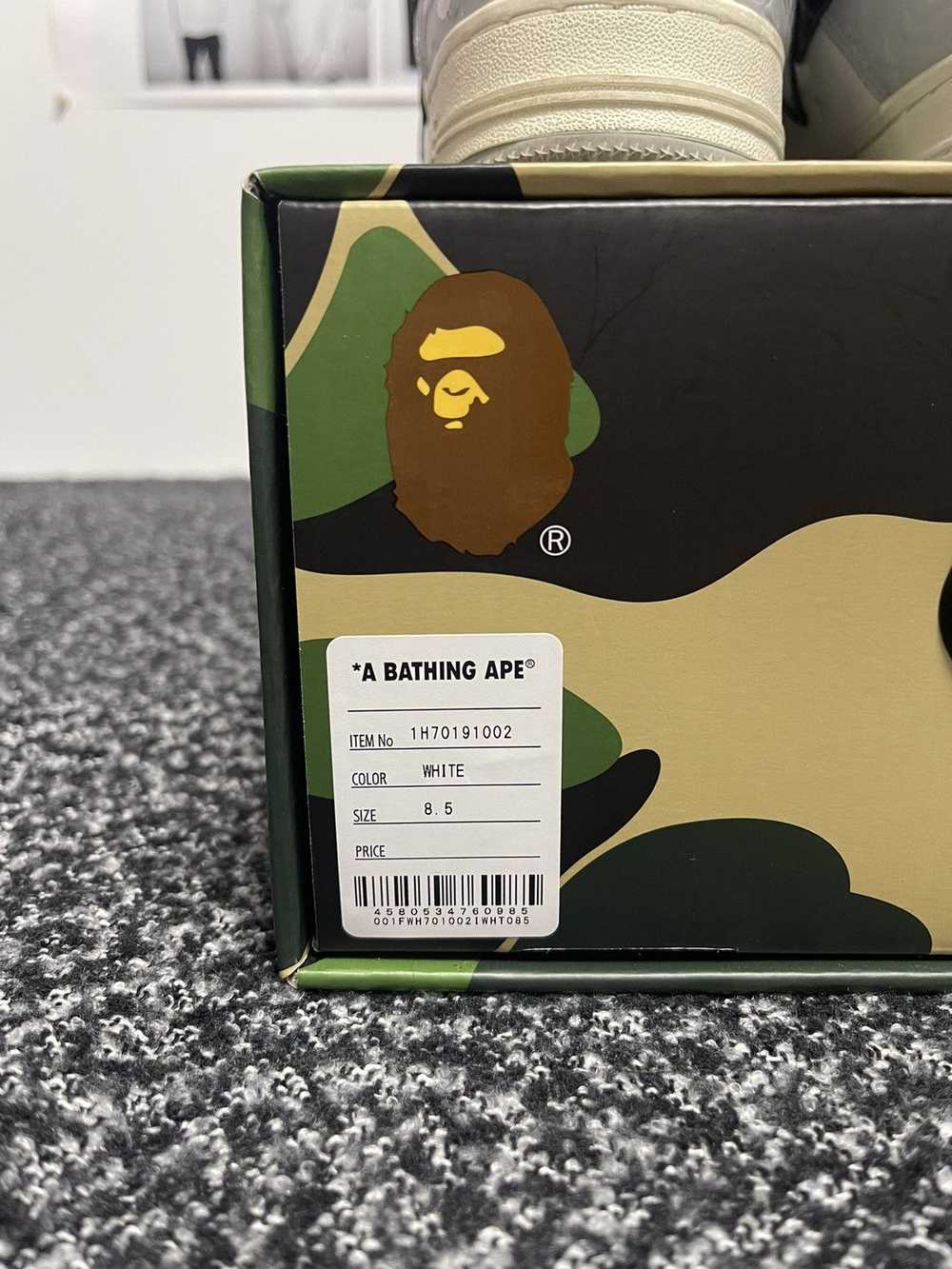 Bape Bape Sta Low Grey Black - image 10