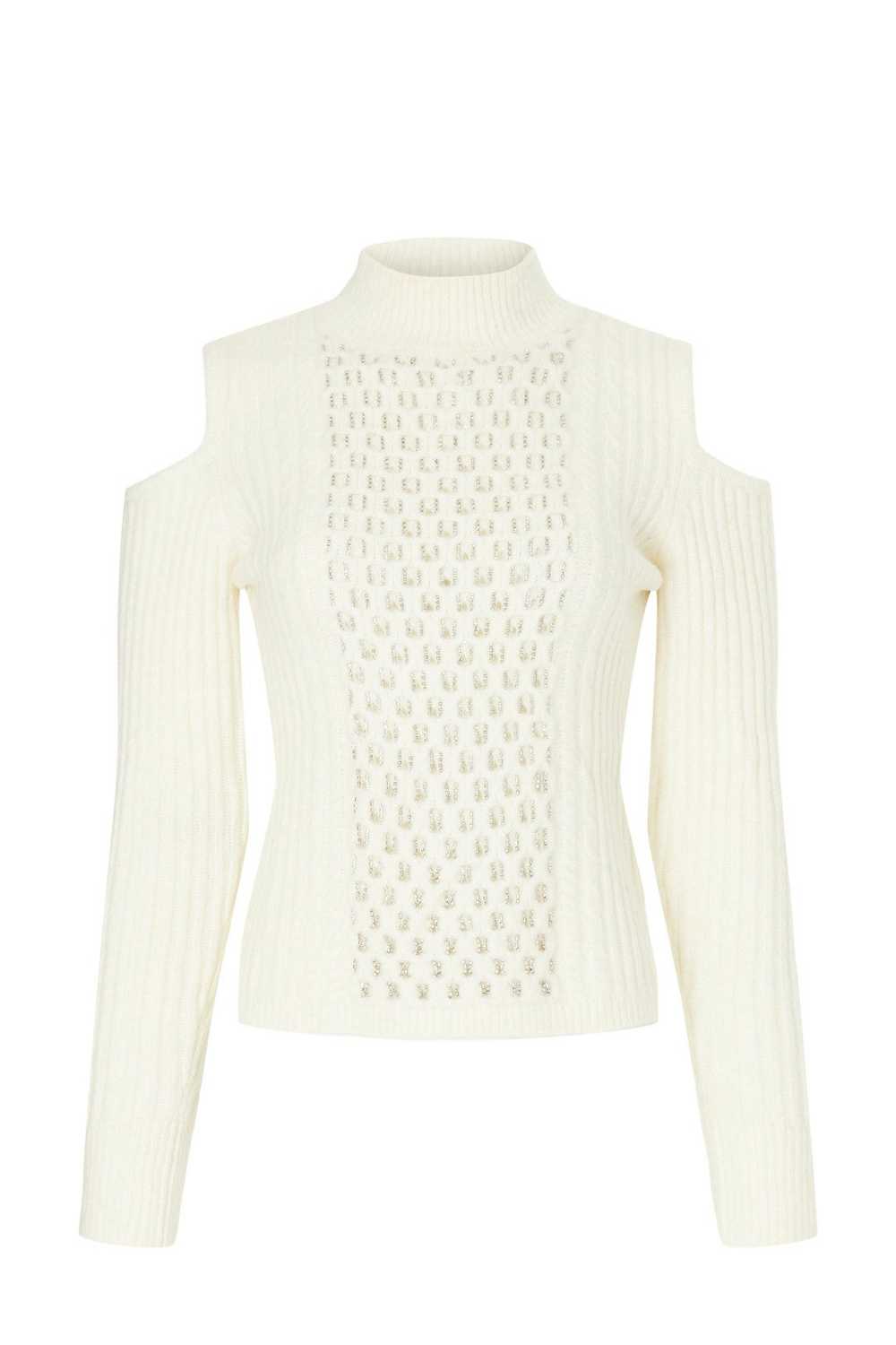 Donna Karan New York Crystal Chain Sweater - image 5