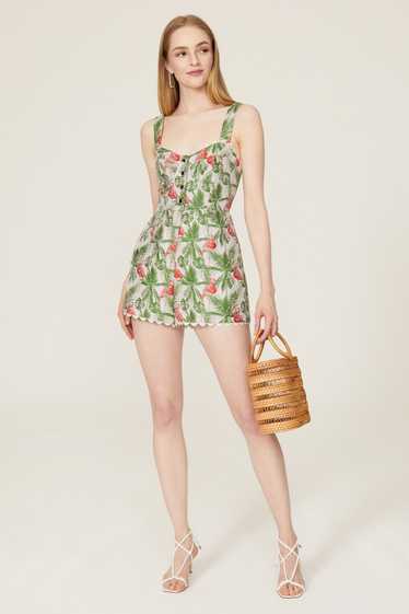 Slate & Willow Flamingo Tropical Romper