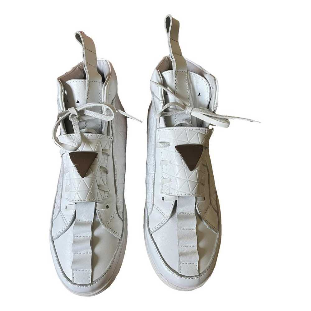 Patrick Mohr Leather high trainers - image 1