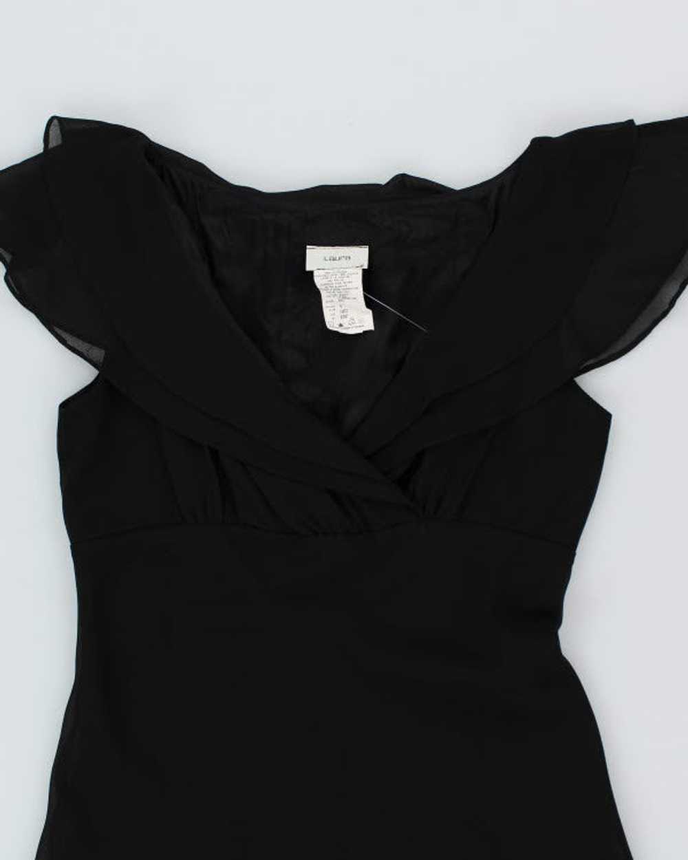 Y2k 00s Laura Black Dress - M - image 3