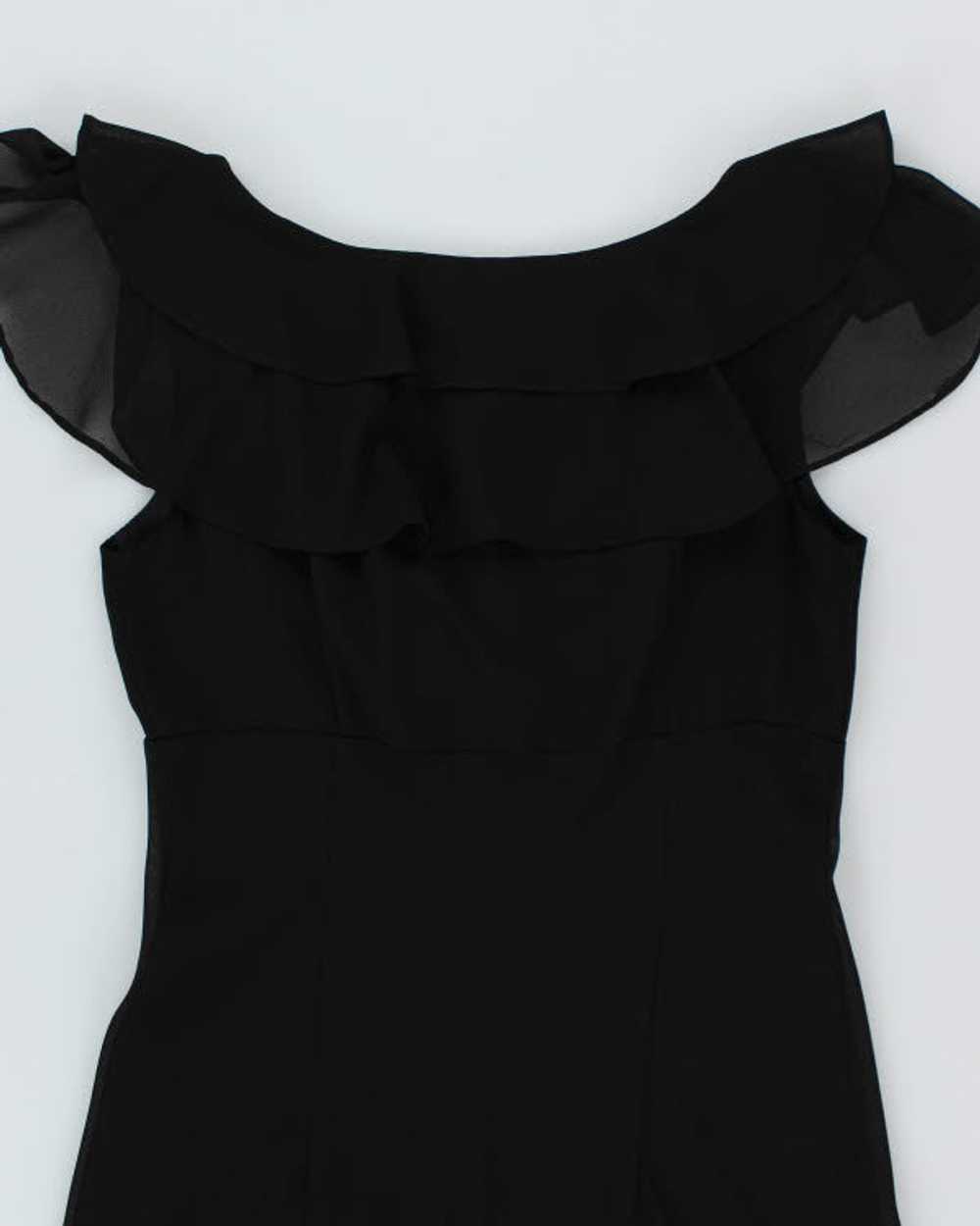 Y2k 00s Laura Black Dress - M - image 4