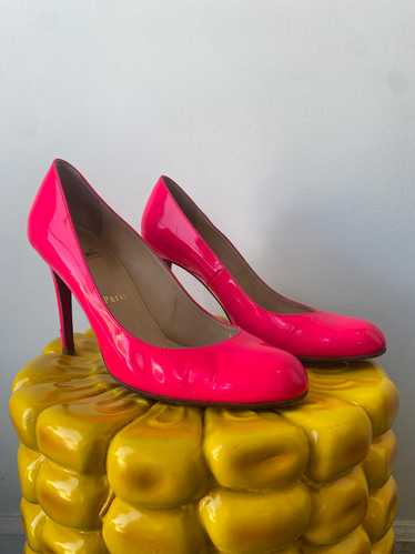 Christian Louboutin Neon Pink Stilettos