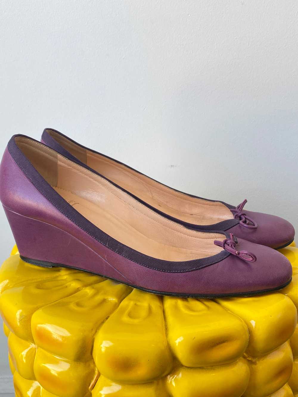 Christian Louboutin Purple Wedges - image 1