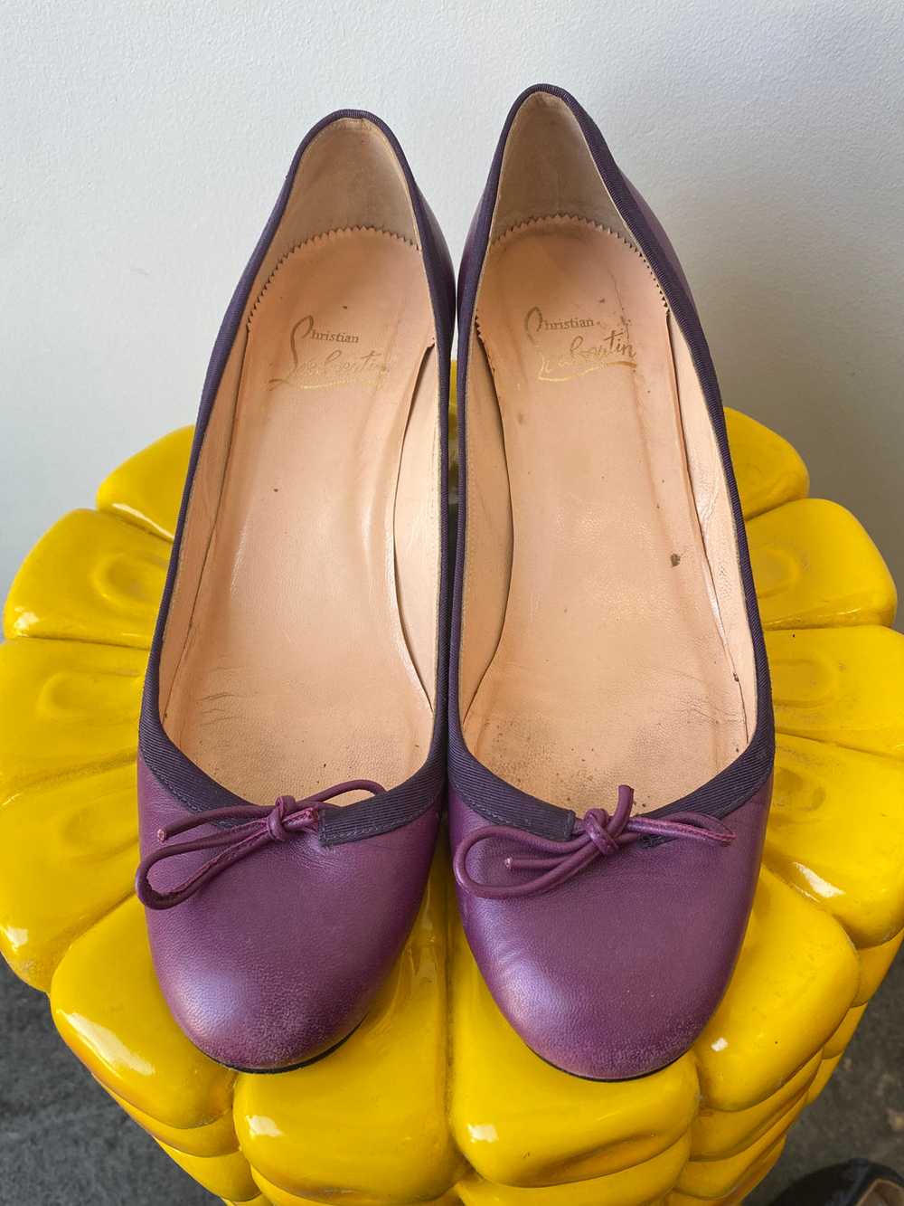 Christian Louboutin Purple Wedges - image 2